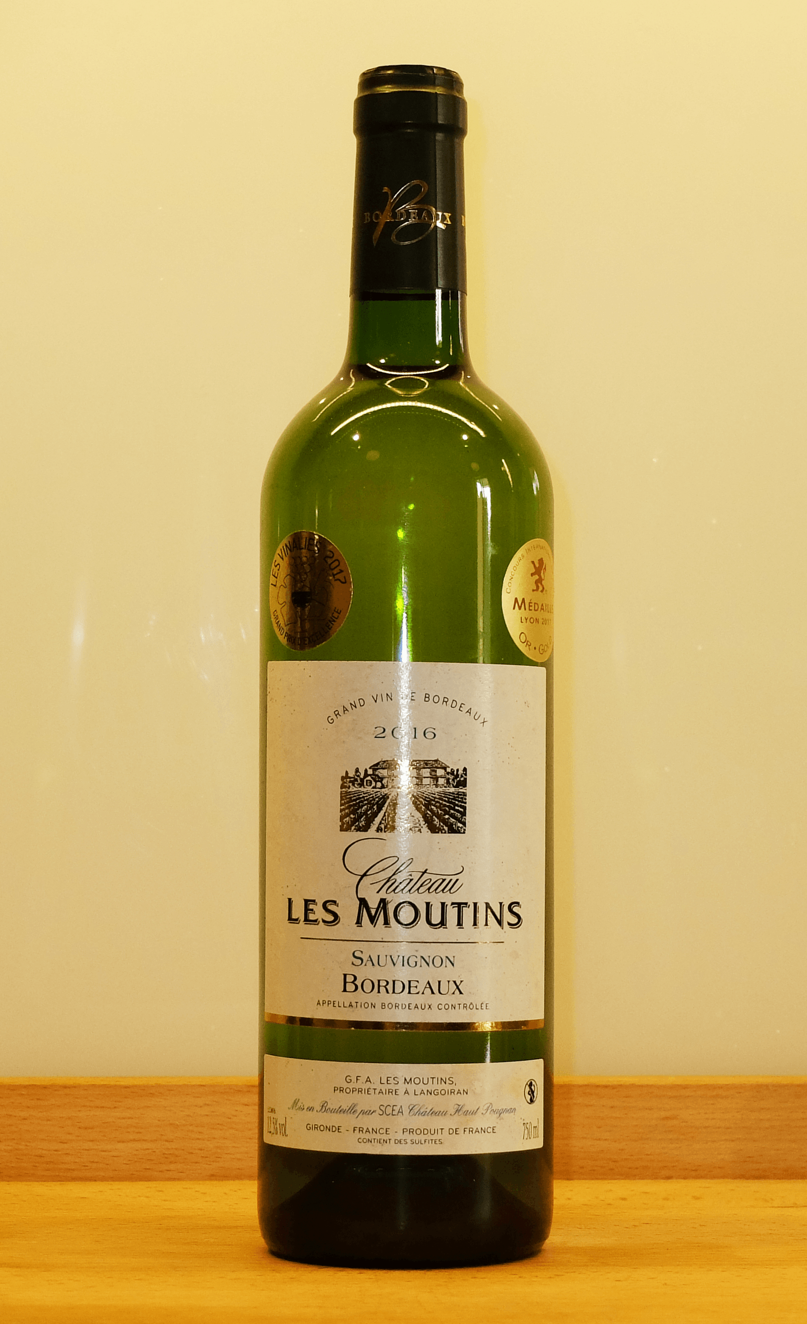 Chateau Haut Pougnan Les Moutins, Sauvignon 2016